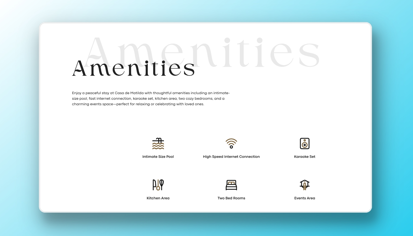 Amenities